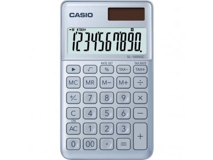 Kalkulačka Casio SL 1000 SC BU - světle modrá