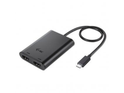 Redukce i-tec USB-C/2x HDMI - černá