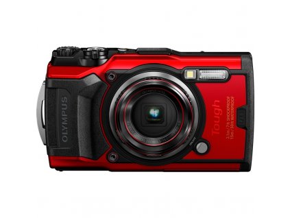 Fotoaparát Olympus TG-6, červený
