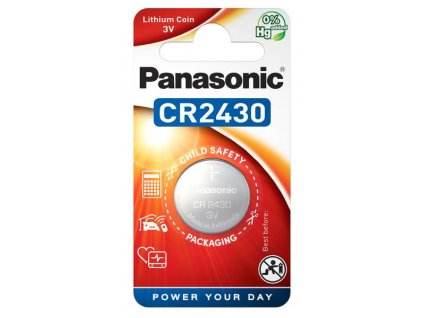 Baterie lithiová Panasonic CR2430, blistr 1ks