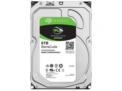 HDD 3,5" Seagate Barracuda 6TB SATA III, 5400 ot/min, 256MB cache