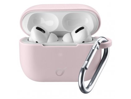 Pouzdro CellularLine Bounce pro Apple AirPods Pro - růžové