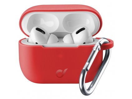 Pouzdro CellularLine Bounce pro Apple AirPods Pro - červené