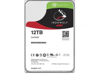 HDD 3,5" Seagate IronWolf 12TB SATA III, 7200 ot/min, 256MB cache