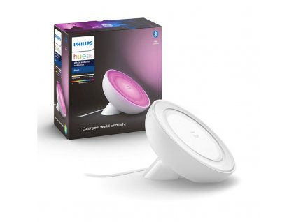 Stolní LED lampička Philips Hue Bloom, White and Color Ambiance - bílá