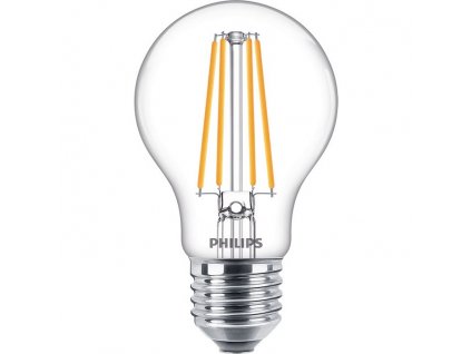 Žárovka LED Philips klasik, 8,5W, E27, teplá bílá