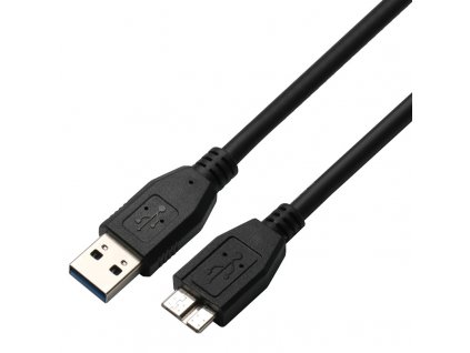 Kabel GoGEN USB A/micro USB B 3.0, 0,5m - černý