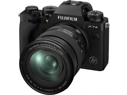 CSC fotoaparát FujiFilm X-T4 + XF16-80, černý