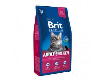 Granule Brit Premium Cat Adult Chicken 1,5kg