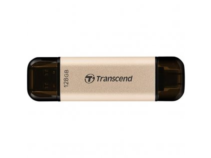 Flash USB Transcend JetFlash 930C 128GB USB 3.2USB-C - zlatý