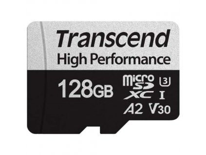 Paměťová karta Transcend 330S microSDXC 128GB UHS-I U3 V30 A2 (100R/85W)