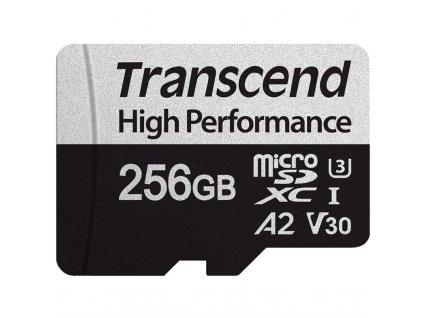 Paměťová karta Transcend 330S microSDXC 256GB UHS-I U3 V30 A2 (100R/85W)