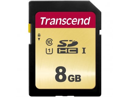 Paměťová karta Transcend 500S SDHC 8GB UHS-I U1 (Class 10) (95R/60W)