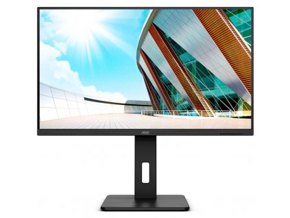 Monitor AOC U32P2 31.5",LED, VA, 4ms, 3000:1, 350cd/m2, 3840 x 2160,DP, - černý