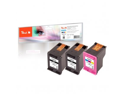Inkoustová náplň Peach HP PI300-809, No. 304XL, MultiPack Plus, 2x11, 1x13 ml kompatibilní CMYK