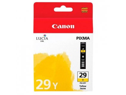 Inkoustová náplň Canon PGI-29 Y originální - žlutá