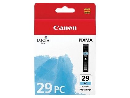 Inkoustová náplň Canon PGI-29 PC originální - modrá