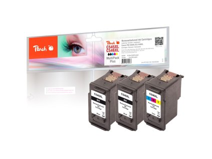 Inkoustová náplň Peach Canon PG-545XL/CL-546XL MultiPack Plus, kompatibilní