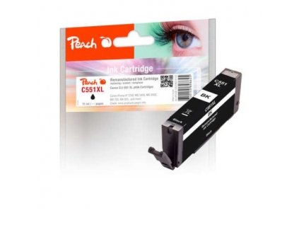 Inkoustová náplň Peach Canon CLI-551 MultiPack, kompatibilní