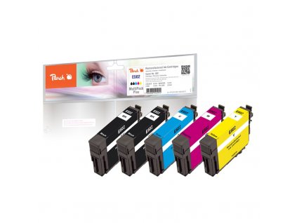 Inkoustová náplň Peach Epson 502 MultiPack Plus, 2x6,2ml; 3x5,2ml, kompatibilní