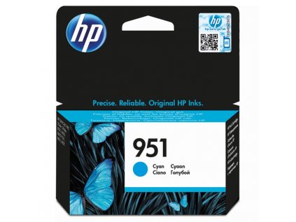 Inkoustová náplň HP 951, 700 stran originální - modrá