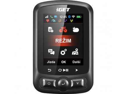 Cyklopočítač s GPS iGET C250