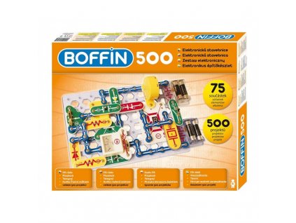 El. stavebnice Boffin 500 - 75 dílů, 500 projektů