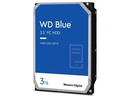 HDD 3,5" Western Digital Blue 3TB SATA 6 Gb/s, 5400 ot/min, 64MB cache