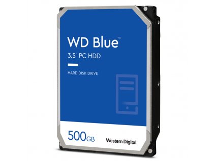HDD 3,5" Western Digital Blue 500GB SATA 6 Gb/s, 5400 ot/min, 64MB cache