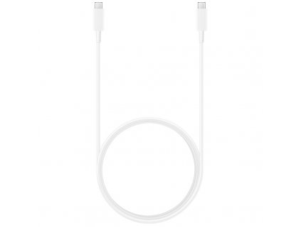 Kabel Samsung USB-C/USB-C, 5A, 1,8m - bílý