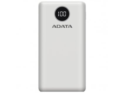 Powerbank ADATA P20000QCD 20000mAh - bílá