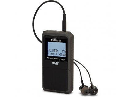 Radiopřijímač DAB+ AIWA RD-20DAB/BK, černý