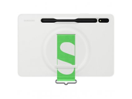 Kryt Samsung Silicone Cover s poutkem na Galaxy Tab S8 - bílý