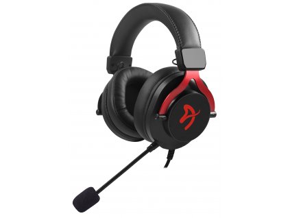 Headset Arozzi Aria - černý/červený