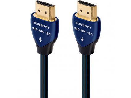 Kabel AUDIOQUEST HDMI 2.0 BlueBerry, 0,6 m - černý/modrý