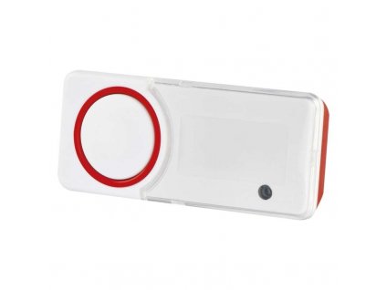 Tlačítko EMOS pro domovní bezdrátový zvonek P5750 - bílý/červený