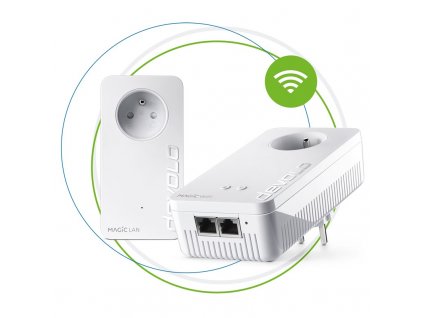 Síťový rozvod LAN po 230V Devolo Magic 2 WiFi next, Starter Kit