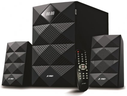 Reproduktory Fenda F&D A180X 2.1, bluetooth, rádio, USB, dálkové ovládání - černé