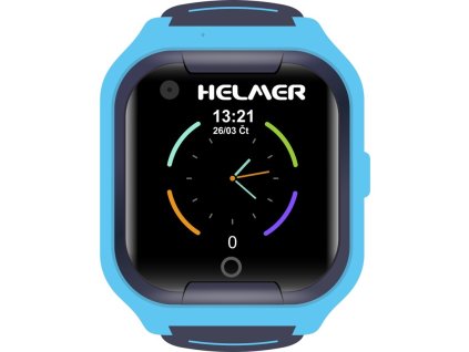 Chytré hodinky Helmer LK709 dětské s GPS lokátorem - modrý