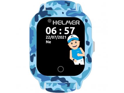 Chytré hodinky Helmer LK 710 dětské s GPS lokátorem - modré