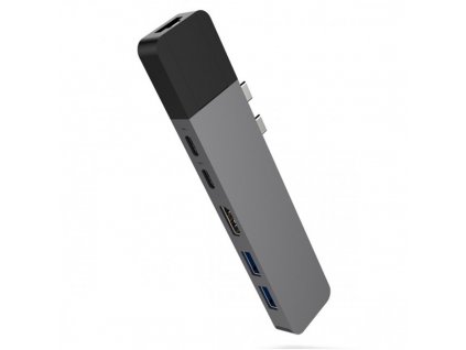USB Hub HyperDrive NET pro MacBook Pro USB-C/HDMI, 2x USB-C, 2x USB 3.1, RJ45 - šedý