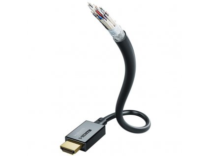 Kabel InAkustik Star II, HDMI 2.1 Ultra High Speed, délka 1.5m - černý