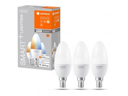 Chytrá žárovka LEDVANCE SMART+ WiFi Candle Tunable White 5W E14 3ks