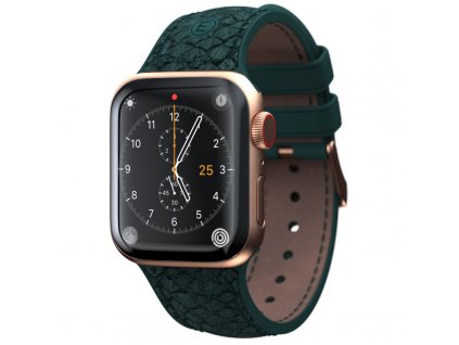 Řemínek Njord Jord na Apple Watch 42/44/45mm - zelený