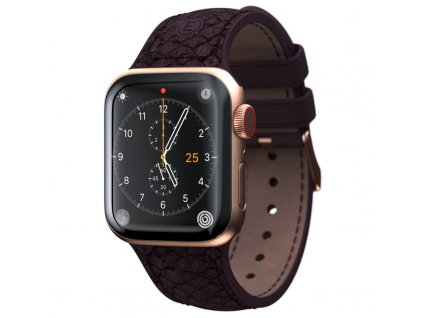 Řemínek Njord Eldur na Apple Watch 42/44/45mm - fialový