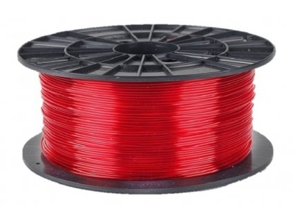 Tisková struna Filament PM 1,75 PETG, 1 kg - červená/průhledná
