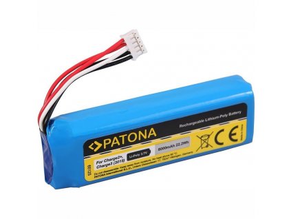 Baterie PATONA pro reproduktor JBL Charge 2+ 6000mAh 3,7V Li-Pol MLP912995-2P