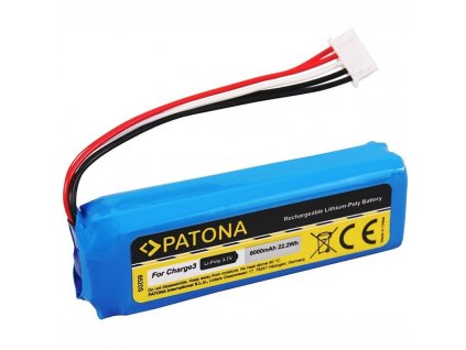 Baterie PATONA pro reproduktor JBL Charge 3 6000mAh 3,7V Li-Pol GSP1029102A