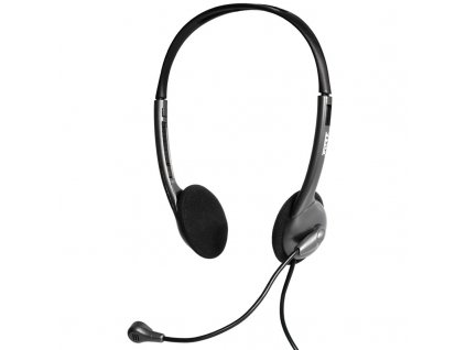 Headset PORT CONNECT Stereo 3,5 mm jack - černý