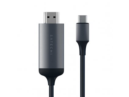 Kabel Satechi USB-C/HDMI 4K, 1,8 m - šedý